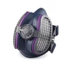 Légszűrő maszk, félálarc Miller LPR-100 HALF MASK, cserélhető HEPA szűrővel M/L méretű ML00895; Opció: rendelhető még aktívszenes szűrőbetét