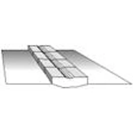 Gyökvédő kerámia DABOTEK, íves 1,4mm hornyú 24x600mm alu szalagon 80db/doboz - DTG026-2414U-6T