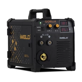 MIG/MAG Heg. gép Iweld GORILLA POCKETMIG 195 AluFlux,230V(Bi:180A-60%)MIG pisztoly,test+munkakábel