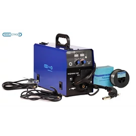 MIG/MAG Heg. gép Panelectrode MIG/MMA 160 SYN (160A-60%Bi,120A-100%)230V±15%) test és munka kábelekkel + 1,0 kg Pancored porbeles huzal