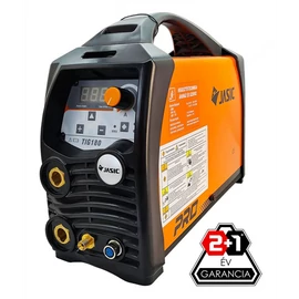 Heg. inverter JASIC ProTIG 180 (W206)  (TIG; 180A-35%, SR17/4m AVI pisztollyal és testkábellel) H-672404