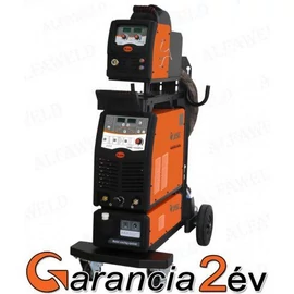 MIG/MAG Heg. gép Jasic inverteres MIG 400P (N317) 400A@ 60%Bi.; SYNERGIC DUPLA PULSE, vízhűtővel test és munkakábellel 