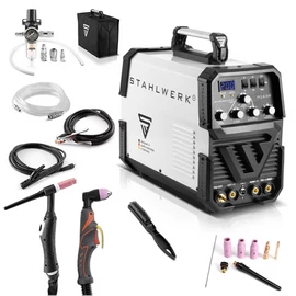 Heg. inverter STAHLWERK AC/DC TIG 200 Plasma ST IGBT, 200 Amperes TIG + MMA, 50 Amperes CUT plazmavágóval  1003-001