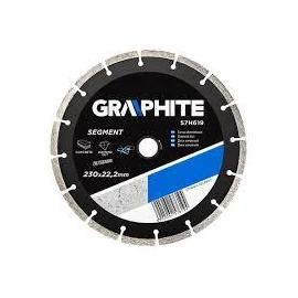 Gyémánt Vágótárcsa 230 Szegmens2.7 MM  GRAPHITE 57H619, Kiárusítás