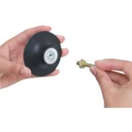 Csiszolókorong csavarmenet rögzítésűhöz gumi alaptárcsa 50mm