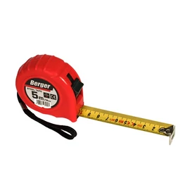 Mérőszalag 5m/19mm BERGER övcsipesszel, karpánttal  020601-0003
