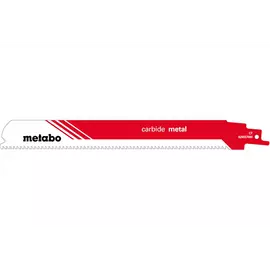 METABO orrfűrészlap "carbide metal" 225x1,25mm,3mm/8TPI,20x hosszabb élettartam a Bi-Metall fűrészlapokhoz képest 626557000