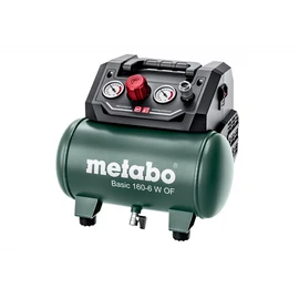 METABO kompresszor Basic 160-6 W OF 6 liter, 8 bar, 8,4kg,65 l/min  (601501000)