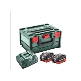 METABO Akkus alapkészlet 2x18V/10 Ah LiHD akku+ ASC 145 töltő+metaBOX 685142000 Akció!