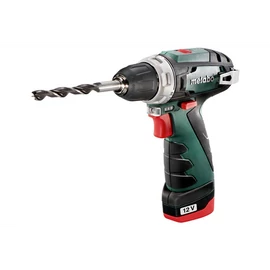 METABO PowerMaxx BS BASIC fúrócsavarozó Set 2db12V/2,0Ah Li-Power akku+ munkalámpa+táska,LC12 töltő 600984500