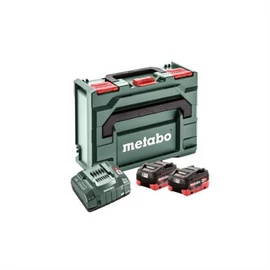 METABO Akkus alapkészlet 2x18V/8 Ah LiHD akku+ ASC 145 töltő+metaBOX 685131000, Akció!