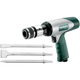 METABO  DMH 290 vésőkalapács SET, 6,2 bár, 3db csődugó,3db véső,gyorscserélő tokmány, hordtáska  601561500