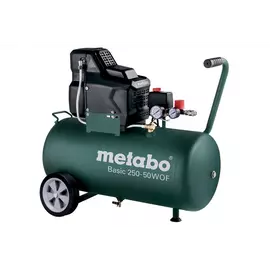 METABO kompresszor Basic 250-50 W OF 50 liter, 8bar,1,5kW (601535000) 