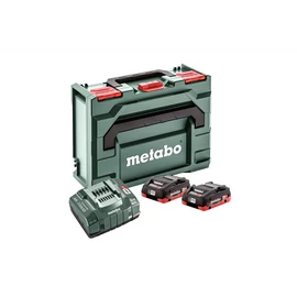 METABO Akkus alapkészlet 2x18V/4,0 Ah LiHD akku+ ASC 55 12V-36V ULTRA + ML töltő 685130000
