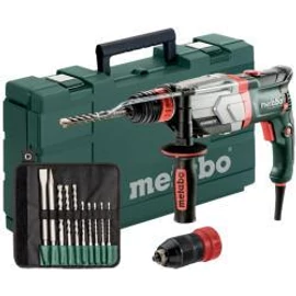 METABO UHEV 2860-2 QUICK SET Multikalapács METABOX 145 L; SDS PLUS FÚRÓ-/VÉSŐKÉSZLETTEL (10 RÉSZES) 600713510