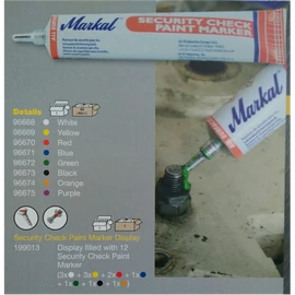 Jelölő festék Markal Security Check Paint Marker piros (50ml/tubus) 96670