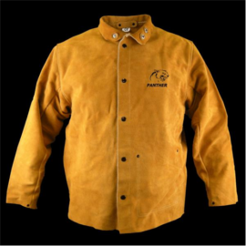 Hegesztő kabát prémium Parweld panther sárga marha hasítottbőr teli hátú( P3782-L-XL-XXL)