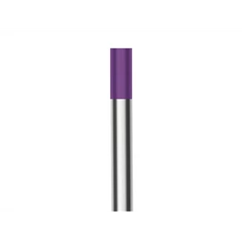 Volfrám elektróda  (lila) 2,4x150mm E03 (ritka földfémoxid tartalmú) 10db/csom. ELECTREX