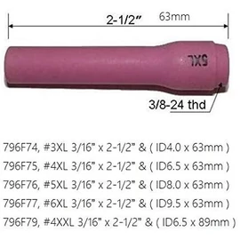 Miller AVI/TIG kerámia gázterelő SR9/20 5-ös 8x63,0mm XL hosszú 