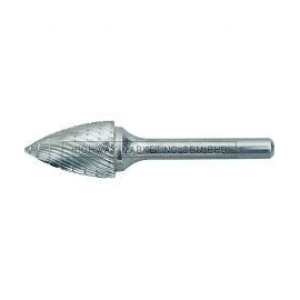 Turbómaró ívelt, láng forma, 9 vágás- forgácstörő, finom fogazással 12x20mm KENNEDY