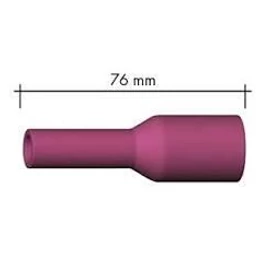 Kerámia gázterelő gázlencséhez SR9/17/18/20/26-os  5-ös  hossz:76mm JUMBO, BINZEL 