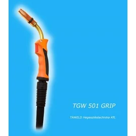 MIG/MAG pisztoly TGW501 GRIP 5m fix nyakkal, vízhűtéses 500A CO2 &amp; 450A kevertgázzal 100% Bi-vel TAWELD 25015430