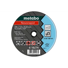 230x1,9x22,23 vágókorong Metabo  Novarapid 
