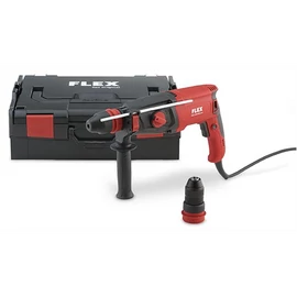 FLEX CHE 2-28 SDS-Plus 800W fúrókalapács,cserélhető SDS-Plus&amp;fém gyorstokmány(2,7J EPTA*,2,8kg,0-1300/perc ford.,0-4000/p löket) Akciós!