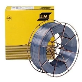 SG2 (EN440:G3Si1) 1,2mm 18kg/cs. hegesztőhuzal, precíziós, D300-as fémkosár csévén nem rezezett ESAB OK AristoRod 12.50