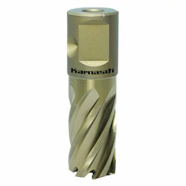 Koronafúró GOLD-LINE 16mm/30mm vágóéllel 19mm weldonszár HSS  OPTIMUM  
