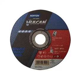 180x2,0x22,2mm vágókorong Norton Vulcan KÉK  (A30S-BF41) Acél + Inox 2in1 25db/cs.