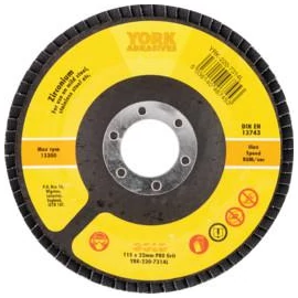 125mm-P120 Lamellás csiszolótárcsa ZIRKONIUM YORK GOLD 
