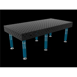 Hegesztő asztal 2400x1200 GPPH 28_TWT.PLUS , D:16mm vagy D:28mm, rács 100x100mm