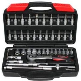 Dugókulcs és BIT készlet 46 db-os (4-14mm, 1/4") 'Z-Tools' (040106-0350)