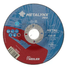 125x6,5x22,2mm Tisztítókorong METALYNX PRO Acél A24S-BF (10db/csomag)