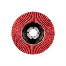 115mm- CER60 Metabo "Flexiamant Super" kerámia szemcsés lamellás csisz. korong INOX 