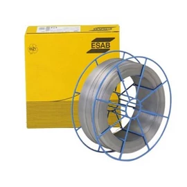 MIG COR-TEN® Esab OK Autrod 13.26 (AWS 5.28:ER 80S-G) 1,0mm  időjárásálló  18 kg/cséve, BS300 fémkosáron, precíziós tek.