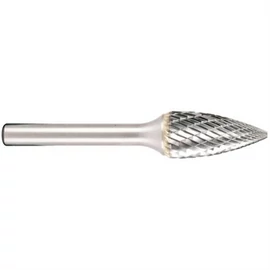Turbómaró ívelt hegyesvégű, láng forma, 9 vágás- forgácstörő, finom fogazással 10x20mm Metabo 