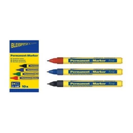 Jelölőfilc ipari festékes 1,0-2,0mm piros 10db/csomag BLEISPITZ 