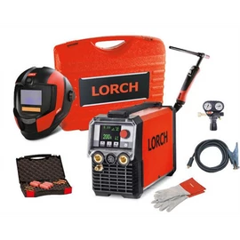 Hegesztőgép inverter LORCH AVI Set MicorTig 200 CPro AVI gép szettben a-LTG 2600-UD/4m,kofferben
