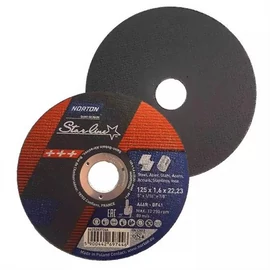 125x1,6mm vágókorong Norton StarLine (A60R-BF41)Acél+ Inox (25db/csomag) 