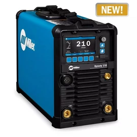 Miller Dynasty® 210 DX,HF és TIG-lift AVI AC/DC (2–210 A (AC)) impulz, Autoline (120-480V) hegesztőgép 