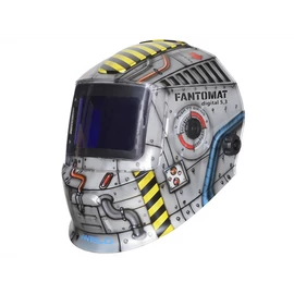 Hegesztő fejpajzs automata IWELD FANTOMAT 5.3 AVI-ra is (DIN5-13),108x74mm látómező,4 érzékelő,valódi színek 8FNTMAT53SIL