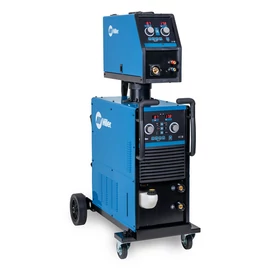 Miller MIG BlueFab® S400i szinergikus áramforrás+vízhűtőkör+előtoló+össz.kábel+száll.kocsi(400V,15A- 400A@60% Bi)