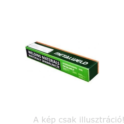 Bázikus bevonatú elektróda Basoweld EVB 50p 3,2x350mm METALWELD (4,3kg/cs.)