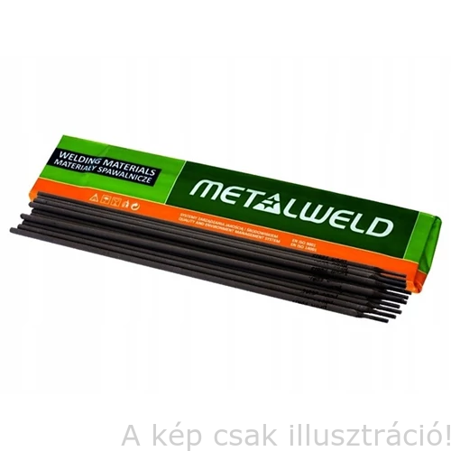 Inox R316L 2,0x300mm Metalweld (1,3kg/cs.zsugorfóliázott) sav és lugálló 