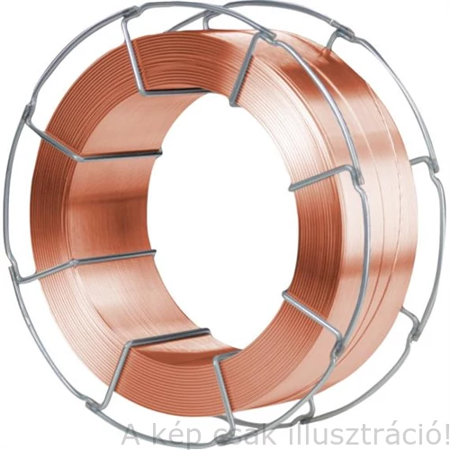 SG3 (EN440:G4Si1) 1,0mm 15kg/cs. hegesztő huzal rezezett, sor-sor melletti, D300 WDI 16 SG LP