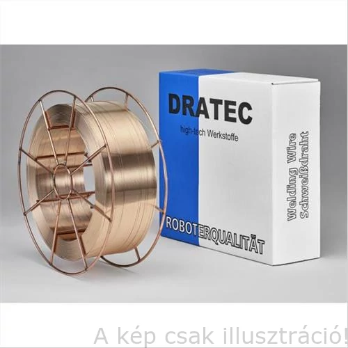 SG3 (EN440:G4Si1) 1,0mm 15kg/cs. tömör, rezezett, védőgázas hegesztőhuzal  BS300 FÉMKOSÁRON, precíziós Dratec
