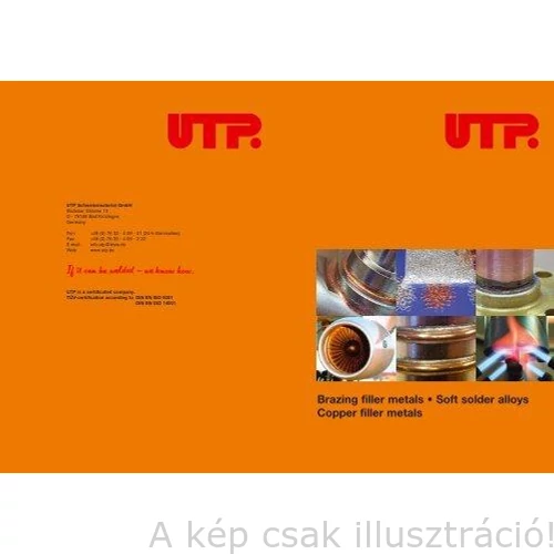 Forrasztó pálca (L-CuZn39Sn) horganyzott anyaghoz Fluxweld 2 / UTP 1 M