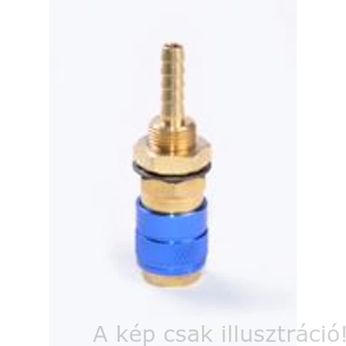 MIG/MAG gyorscsatlakozó gépre 6mm-es tömlőhöz (vízhez) kék  8701P041146